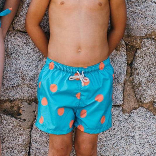 Bañador Boxer Secado Rápido Lunares Grandes Güito