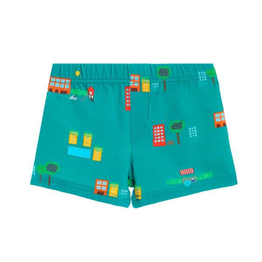 Bañador Boxer Lycra Ciudad Verano Güito