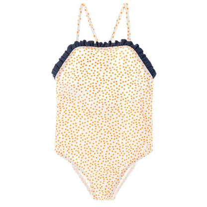 Bañador Niña Lunares Naranjas Güito