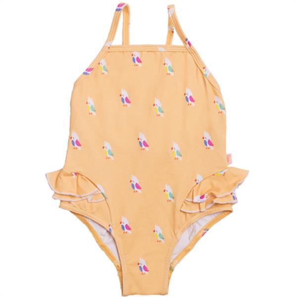 Bañador Niña Cacatuas Amarillo Güito