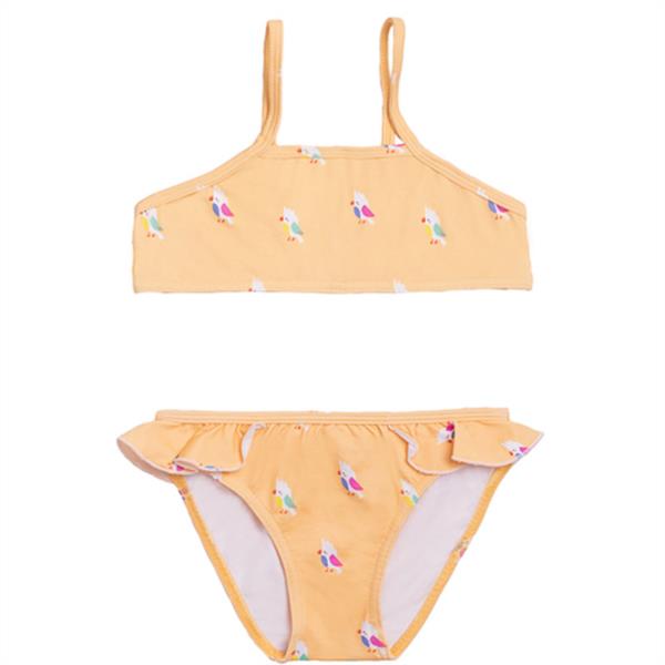Bikini Niña Cacatuas Amarillo Güito