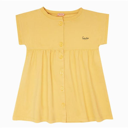 Vestido Polo Guito Golden Haze Amarillo 100% Algodón