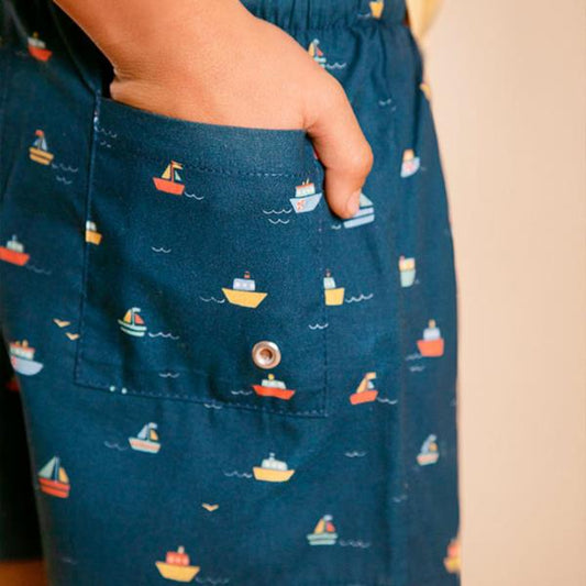 Bañador Boxer Tela Barcos Güito