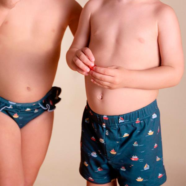 Bañador Boxer Lycra Barcos Güito