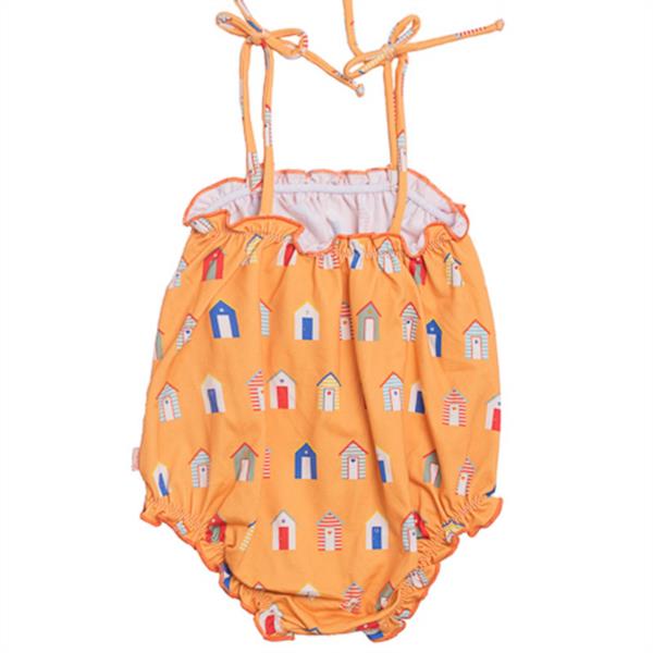 Bañador Bebé Casas Playa Naranja Güito