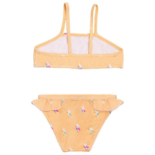 Bikini Niña Cacatuas Amarillo Güito